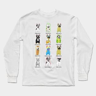 French Bulldog Puns Long Sleeve T-Shirt